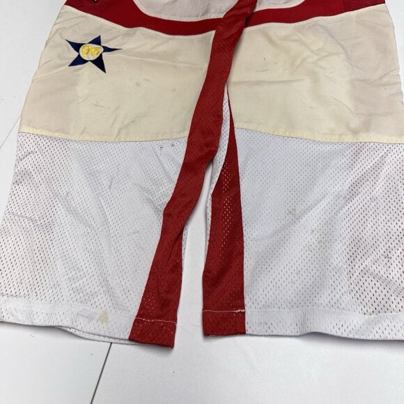 Vintage Nexed Hockey Pants Mens 32-34 (36x26) White Belted Activewear - Picture 5 of 12